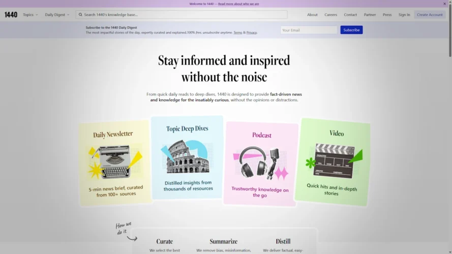 join1440.com – 1440 Media – Rewriting How We Consume News