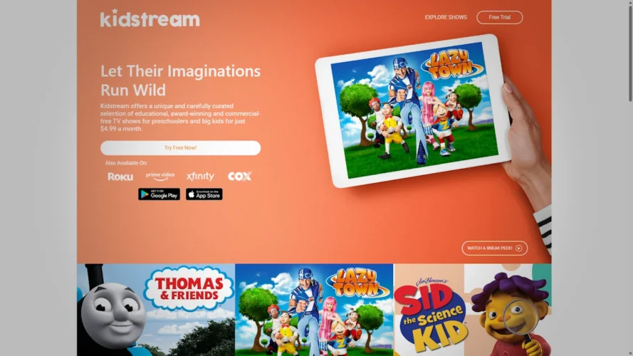 Kidstream.tv – An Ad-Free Playground for Kids